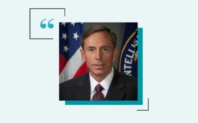 Parallels between business and the intelligence community: Retired General David Petraeus